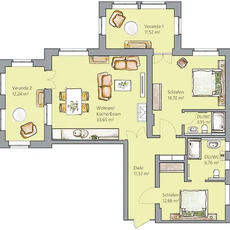 Апартаменты Ruthenberg Херингсдорф